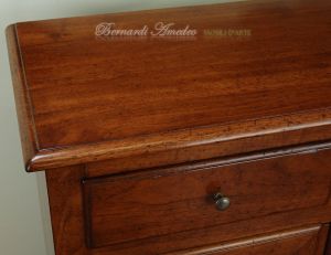 Credenza classica in legno massello di noce 4 ante da 180 cm